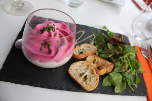 Beetroot Mousse Starter 1