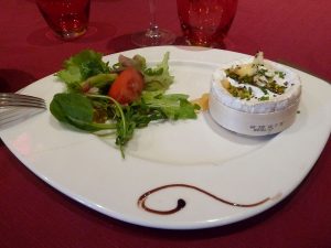 Roast Camenbert with honey