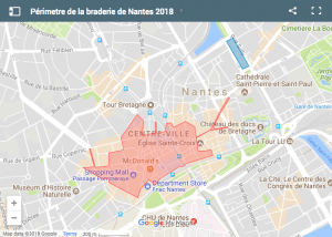 Braderie Nantes 2018 Map