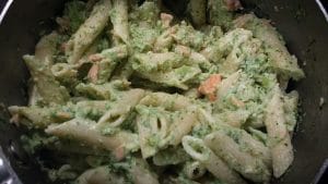 Brocolli and Salmon Pasta