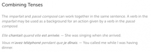 Combining Tenses