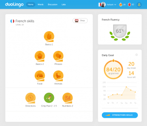 Duolingo Home Screen