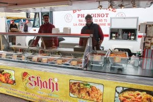 Indian food at the market