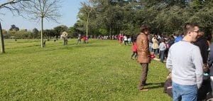 Queue At The Grand Blottereau Egg Hunt