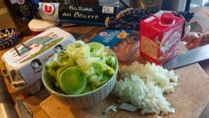 Salmon And Leek Ingredients