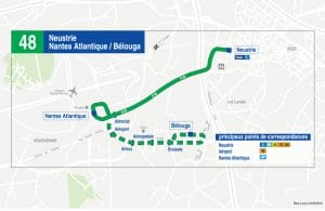 The line 48 route