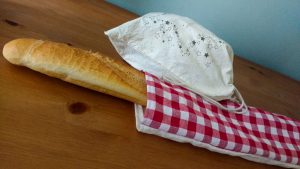 Bread in cloth bags