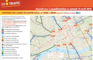 Manif Saturday 14th April 2018