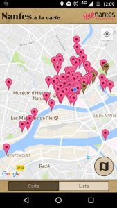 Nantes A La Carte Map