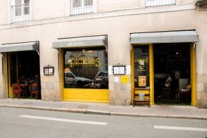 Outside Pickles Restaurant