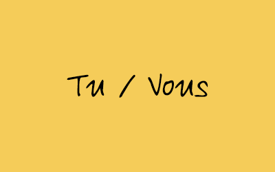 Do you Tu or Vous?