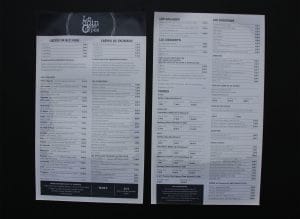 Le Coin des Crêpes Menu