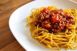 Lentil Spag Bol Half Plate Image