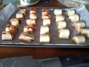 Sausage Rolls On A Tray