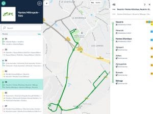 Zen Bus Website showing the number 48 bus