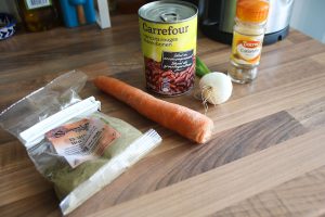 Kidney Bean Burger Ingredients