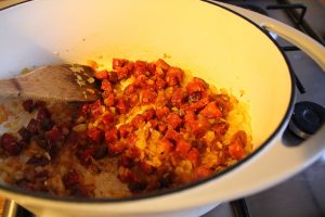 Throw Your Chorizo In With Your Onion