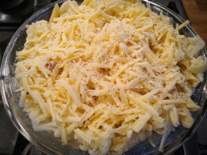 Uncooked Cauliflower And Cheese