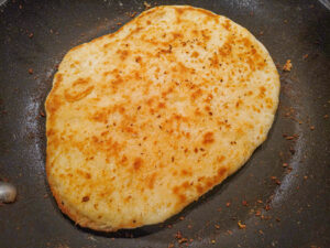 Peshwari Naan Cooked