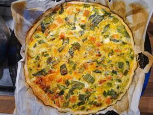 Salmon And Leek Quiche