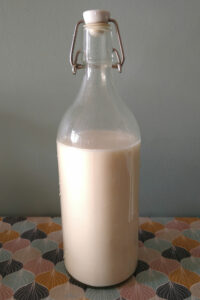 Oat Milk fresh from the oat